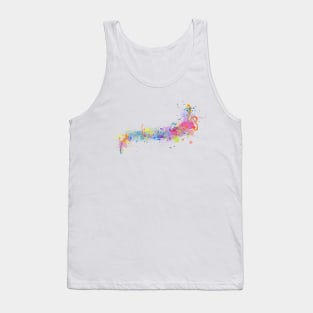 Musical Colorful Note Tank Top